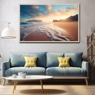 Painting of a Beach Sunset